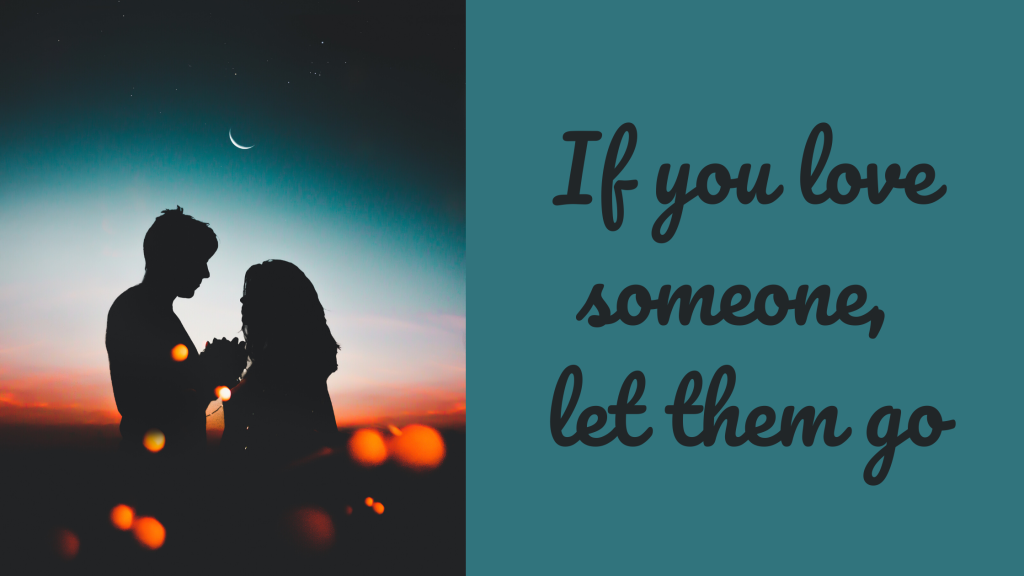 Flow Friday ~ if you love someone let them go